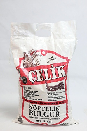 Köftelik Bulgur 5 Kg