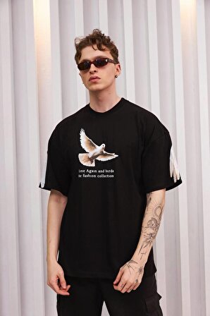 Güvercin Oversize Unisex T-Shirt