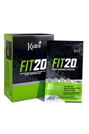 Kyani Fit20 Whey Protein, Kollajen ve Magnezyum İçeren Takviye Edici Gıda