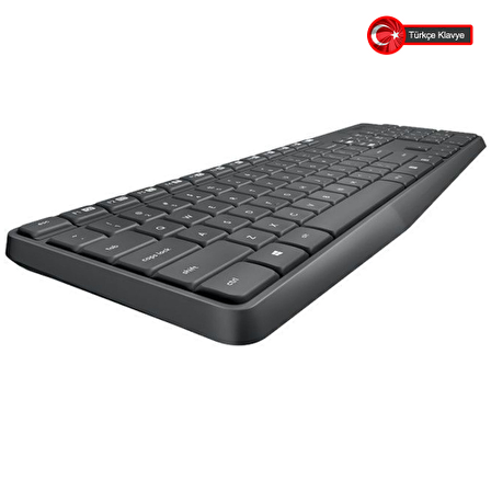 LOGITECH MK235 Klavye+ Mouse Kablosuz (920-007925)