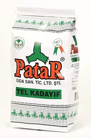 Patar Tel Kadayıf 450 Gr x 4 Paket