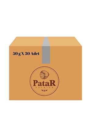 Patar Çifte Kavrulmuş İç Fındık 50 gr X 30 Adet