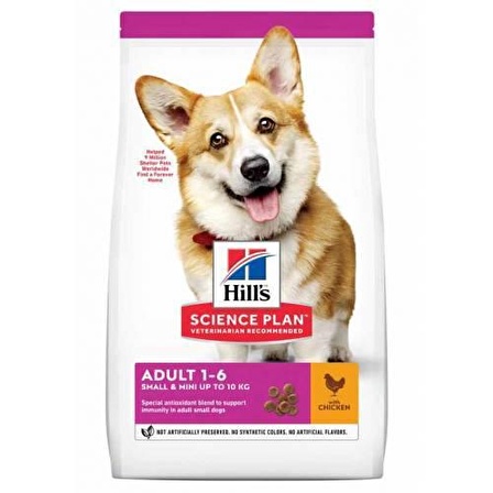 Hill's Adult Small Miniature Tavuklu 6 kg Küçük Irk Yetişkin Köpek Maması