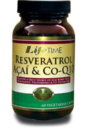 LifeTime Resveratrol Acai & CO-Q10 60 Kapsül