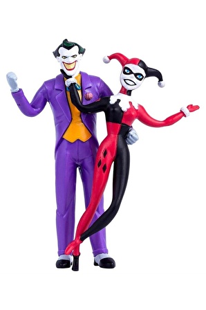 Kaosun Dansı: Bükülebilir Joker ve Harley Quinn Figürleri ile Akrobatik Pozlar