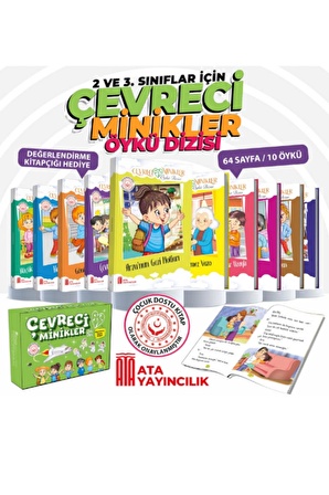 Ata Yayınları Çevreci Minikler Öykü Dizisi 10'lu Set