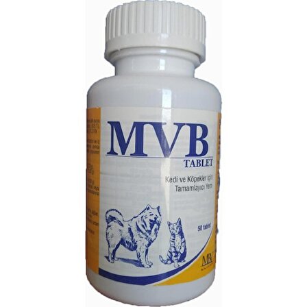 MBV Kedi Köpek Vitamin Mineral 50 Tablet
