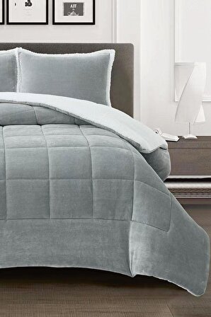 Harper Comfort Set Modern Uyku Seti Çift Kişilik Gri