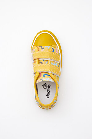 Sarı Kız Wave Cırt Cırtlı Işıklı Çocuk Sneaker