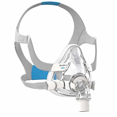 ResMed AirFit F20 CPAP BPAP Silikon Tam Yüz Ağız Burun Maskesi - Orta Boy / Medium