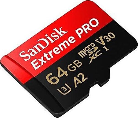 Sandısk 64GB Extreme Pro SDSQXCU-064G-GN6MA Mıcro-Sd Hafıza Kartı