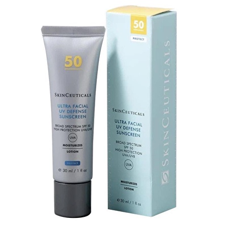 Skinceuticals Ultra Facial Defense 50 Faktör Nemlendirici Tüm Cilt Tipleri İçin Renksiz Güneş Koruyucu Losyon 30 ml