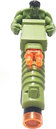 23 cm Pilli Sesli Işıklı Hulk Yeşil Dev Oyuncak 1005