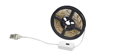 Azemax Usb Sensörlü Şerit LED/5 metre/Beyaz