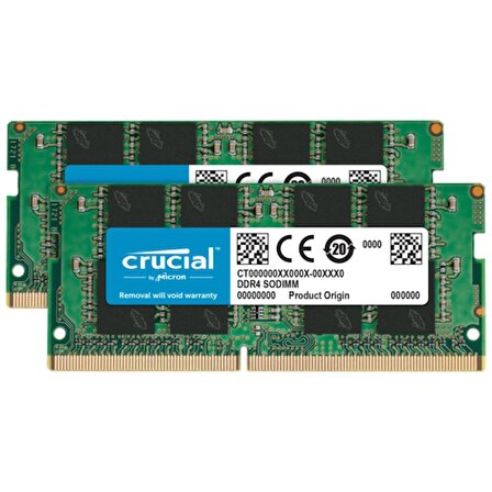 Crucial CT2K8G4SFRA32A 16GB (2x8) 3200MHz CL22 DDR4 Dizüstü Bilgisayar Bellek