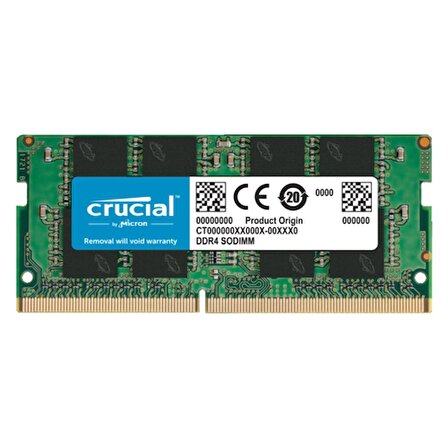 Crucial NTB CT16G4SFRA32A 16 GB DDR4 3200 MHz CL22 Notebook Ram Kutusuz