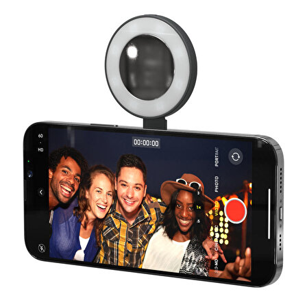 ShiftCam SnapLight Siyah Magsafe Selfie Işığı