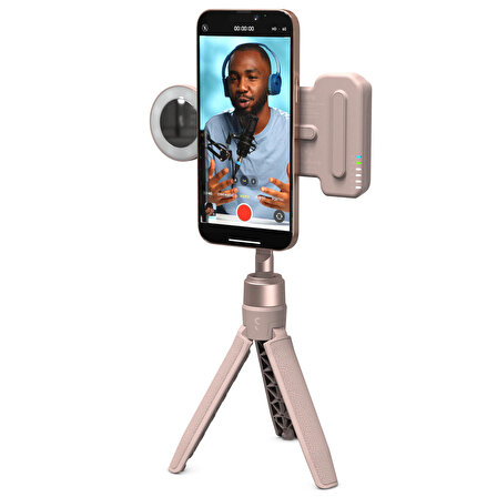ShiftCam SnapGrip Toz Pembe Magsafe Powerbank Özellikli Fotoğraf Video Çekim Seti