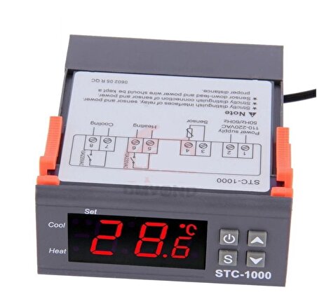 STC-1000 220v Isı Kontrolörü