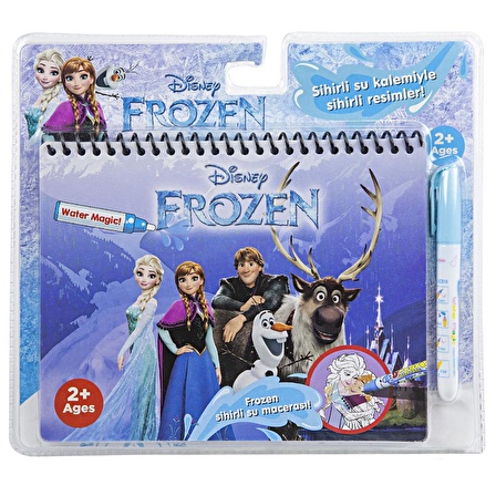 Water Painting - Sihirli Özel Sulu Kalem ile Boyama Kitabı Disney Frozen Karlar Ülkesi 5 Sayfa