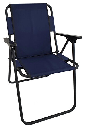 Bofigo Kamp Sandalyesi Katlanır Sandalye Piknik Sandalyesi Plaj Sandalyesi Lacivert.