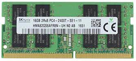 SK Hynix HMA82GS6AFR8N-UH 16 GB PC4-19200 DDR4 2400 MHz CL17 Laptop Ram