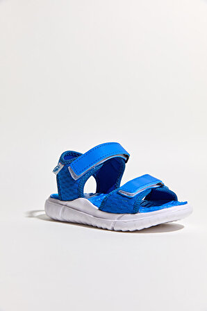 Mavi Kız Misha Cırt Cırtlı Renkli Çocuk Sandalet