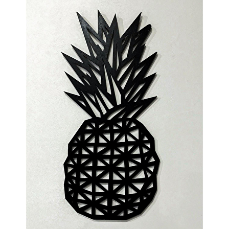 Ananas Dekoratif Ahşap Tablo 40x18