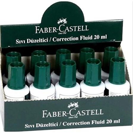 Faber-Castell Sıvı Düzeltici 20 ml 10 Lu