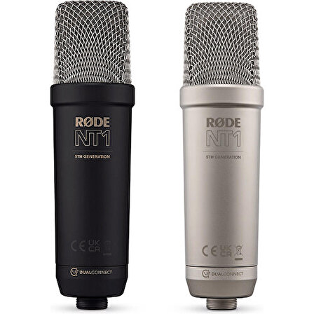 Rode NT1 5th Generation Silver - Yeni nesil Analog/Dijital Cardioid Kondansatör Mikrofon