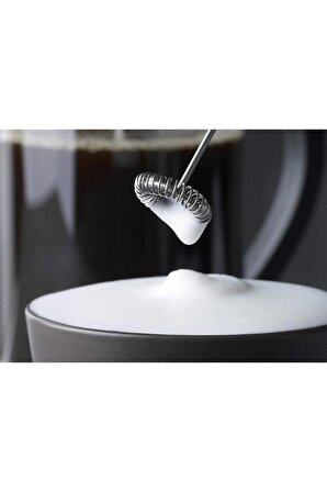 Aerolatte Orijinal Buharsız Kahve & Süt Köpürtücü, Standlı Fildişi