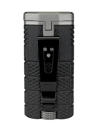Xikar Tactical Triple Lighter Black Gunmetal Puro Çakmağı