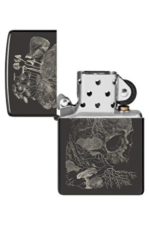 Zippo Çakmak 48590-103654 24756 Skull Mushroom Design