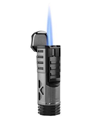 Xikar Tactical Single Lighter Gunmetal Black Puro Çakmağı