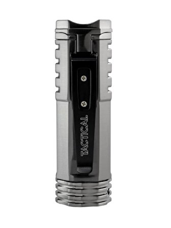 Xikar Tactical Single Lighter Gunmetal Siyah Puro Çakmağı