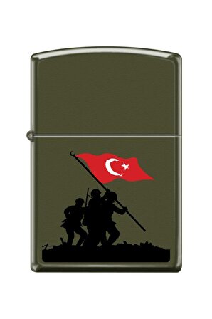 Zippo Çakmak 221-067542 Turkey Soldiers Flag Design