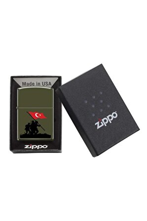 Zippo Çakmak 221-067542 Turkey Soldiers Flag Design