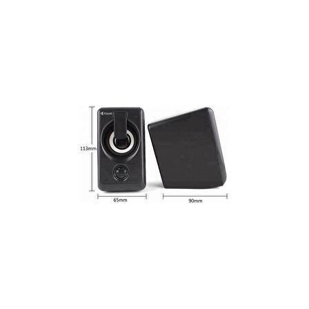Azemax Usb 2.0 Işıklı Mobil Speaker 1+1 Hoparlör 58 Desibel