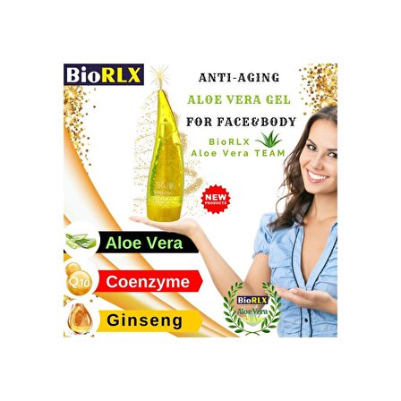 Biorlx Aloe Vera Ginseng Q10Anti Aging Jel 250 ml