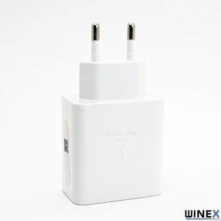 Winex USB 67 Watt Hızlı Şarj Aleti Beyaz