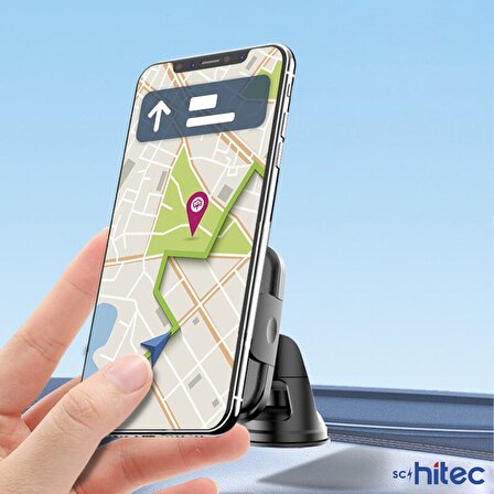 ScHitec 360° Araç İçi Telefon Tutucu 