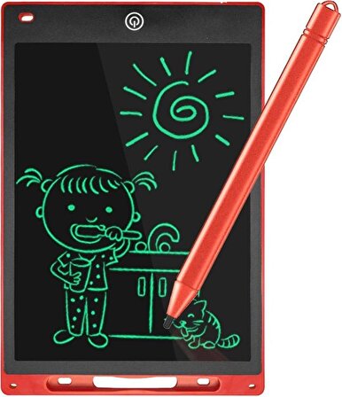 AteşTech 12 inç Grafik Tablet Kırmızı