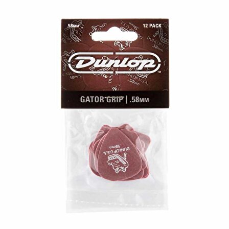 Jim Dunlop Gator Grip 12li Pena Seti (0.58mm)