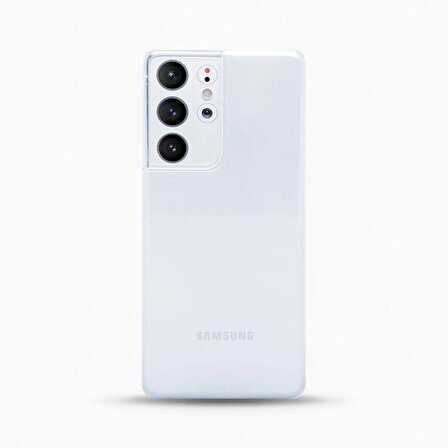 Samsung S21 Ultra Şeffaf Ultra Ince Telefon Kılıfı