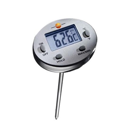 Testo Su Geçirmez Paslanmaz Mini Termometre 0560 1113