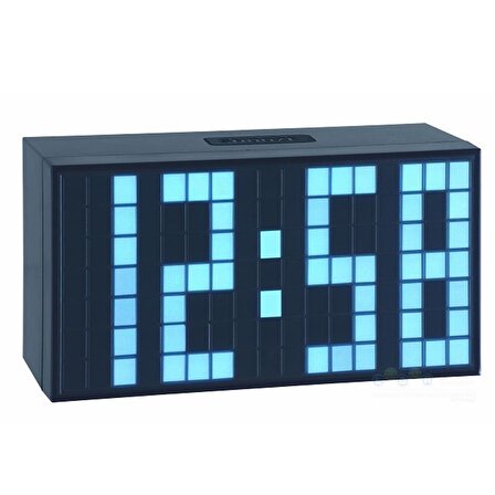 TFA 98.1082.02 "Time Block" Led Işıklı Çalar Saat