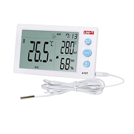 Unit UT-A12T Dijital Lcd Termometre Higrometre Sıcaklık Nem Ölçer