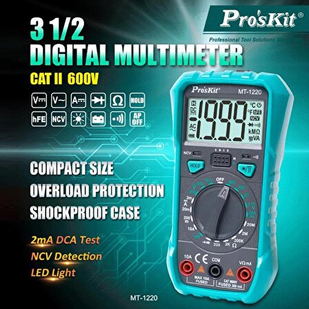 Proskit MT-1220 Dijital Multimetre