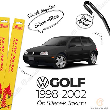 Volkswagen Golf 4 Muz Silecek Takımı (1998-2002) İnwells