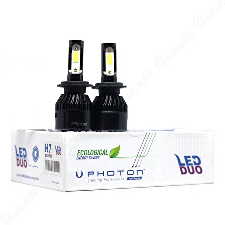 Photon Duo Serisi Led Headlight Beyaz Işık 12V Led Xenon H7